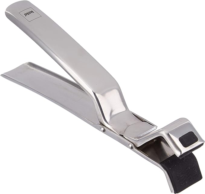 Profi Edelstahl-Pfannenzange 19cm