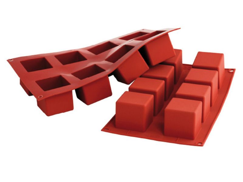 Schneider Silikon-Backform 8er Quadrat 50 x 50 mm (125 ml)